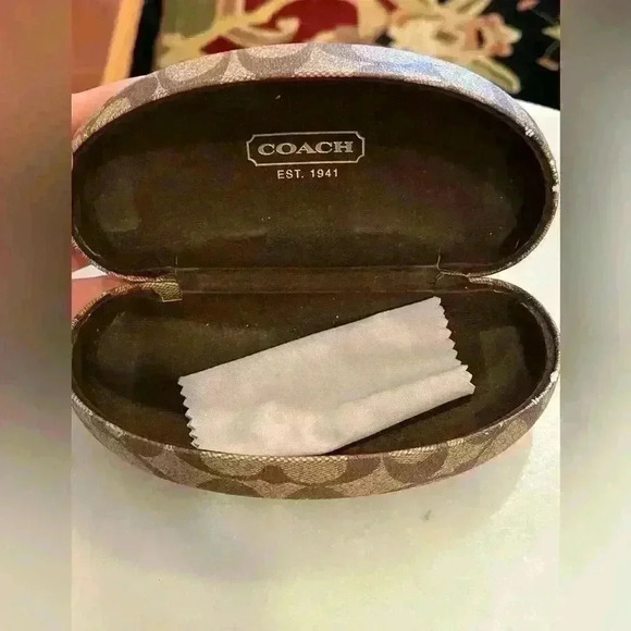 COACH BROWN/GOLD HC 7003 /L012 KRISTINA SUNGLASSES - Picture 8 of 10